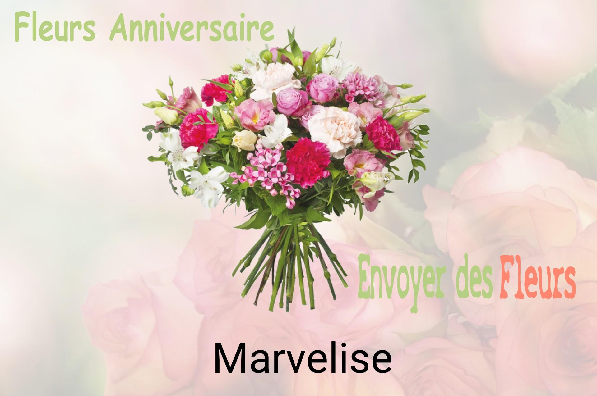 Bouquet de fleurs d’anniversaire livré à Marvelise