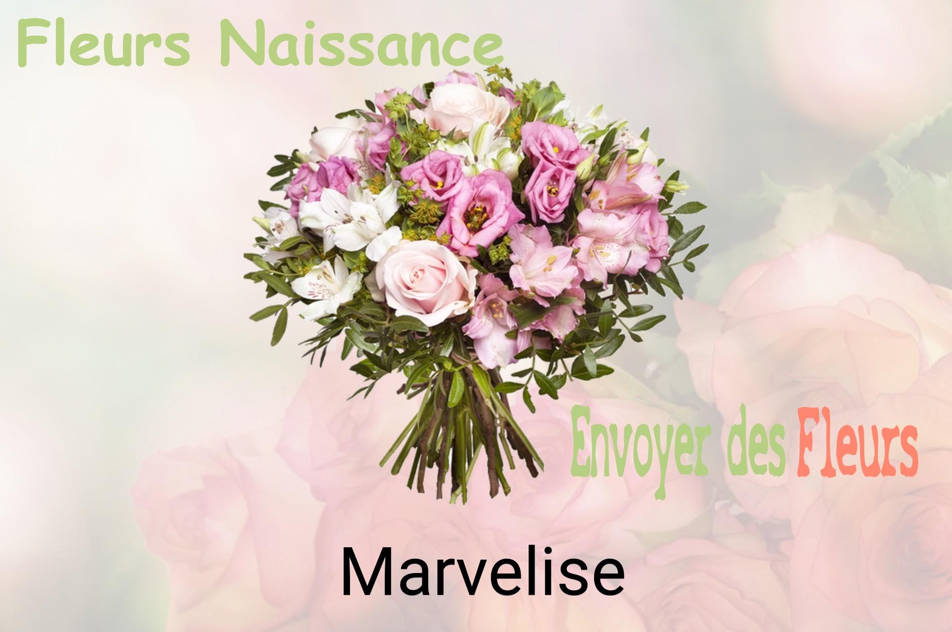 Bouquet de fleurs de naissance livré à Marvelise