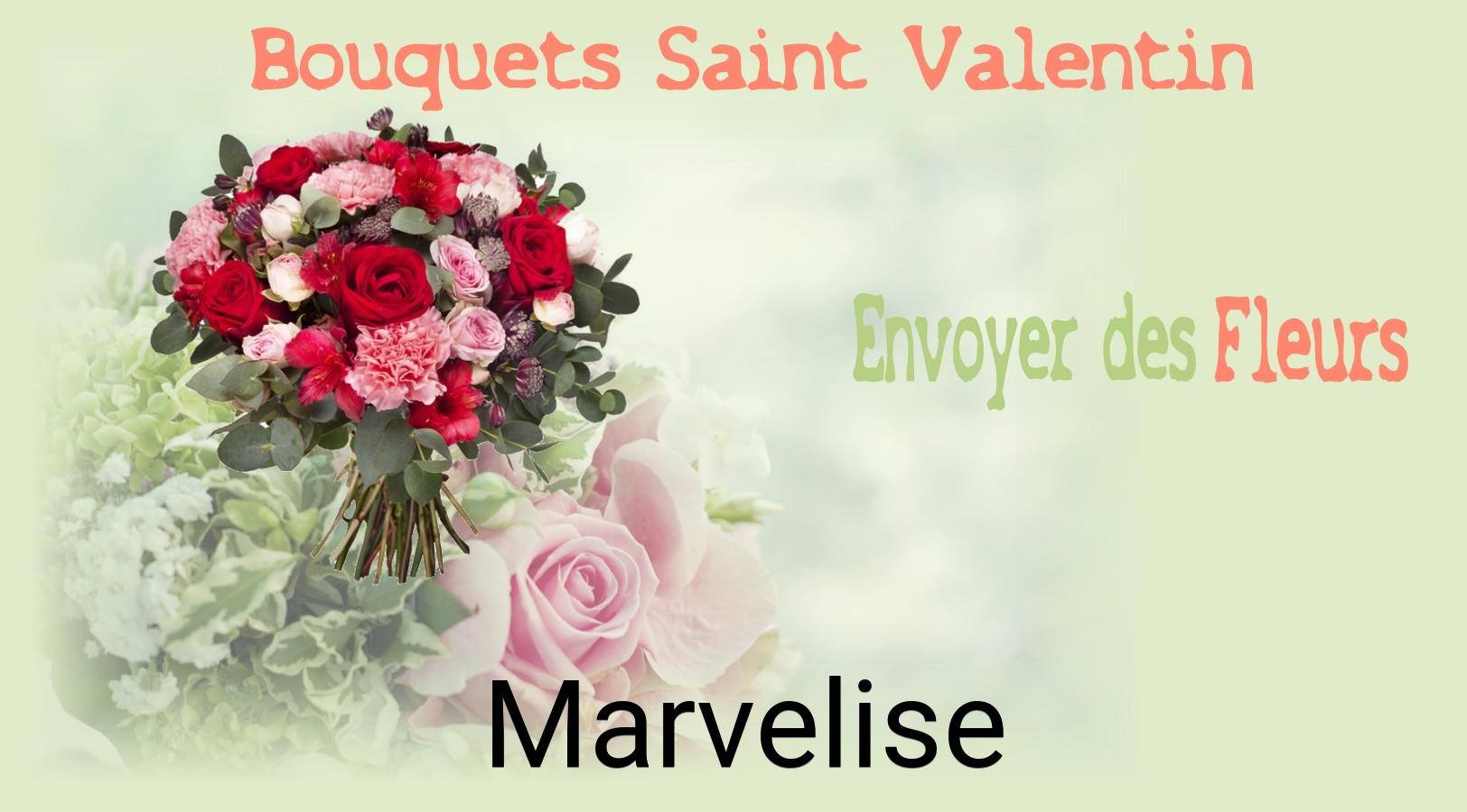 Roses de Saint-Valentin livrées à Marvelise